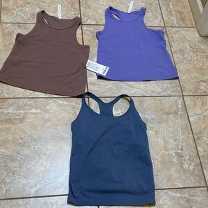 Lululemon tank set of 3 12/L